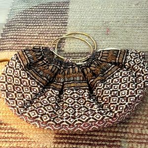 Anthropologie crossbody bead bag